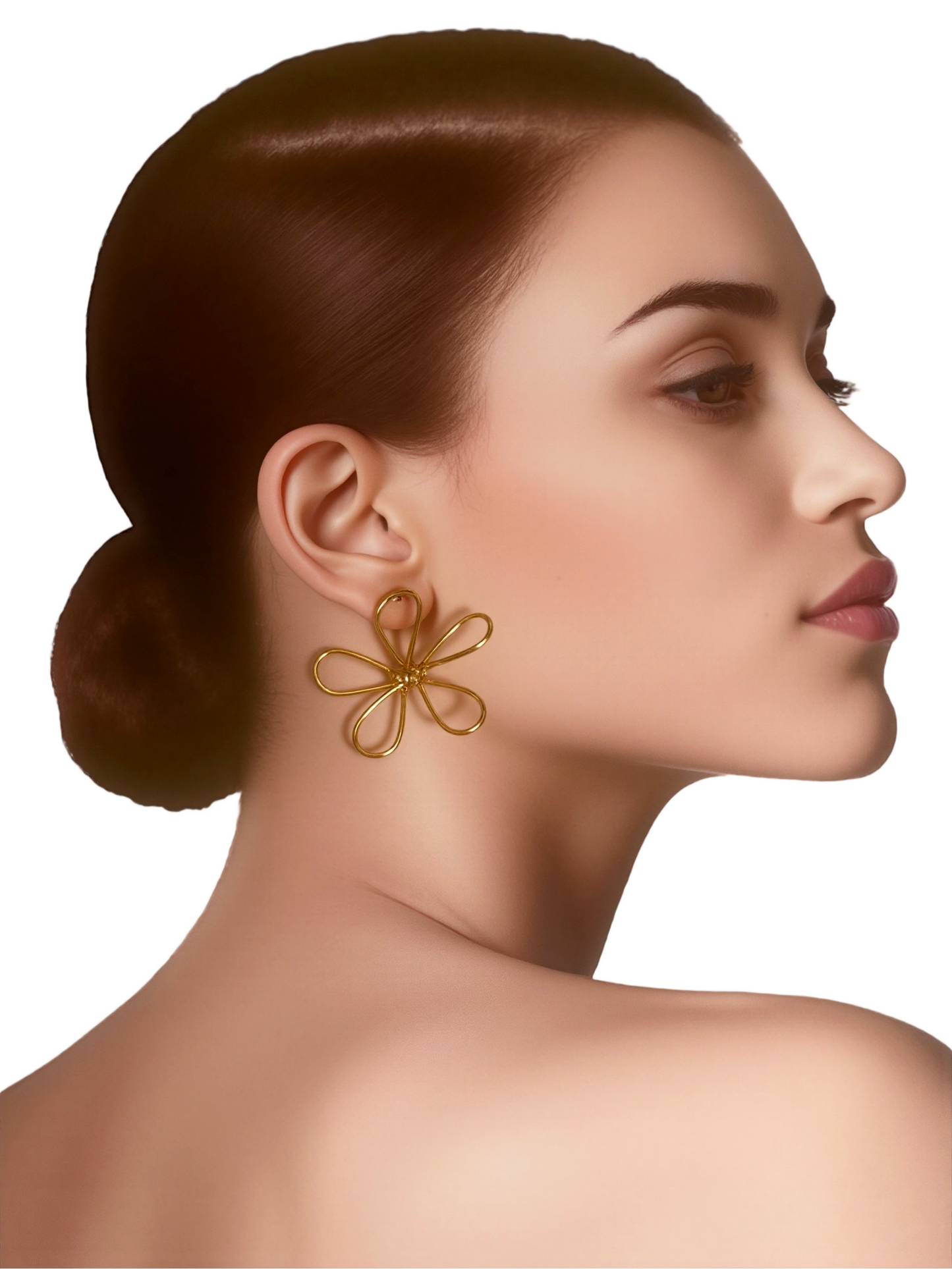Arete Flor de Oro