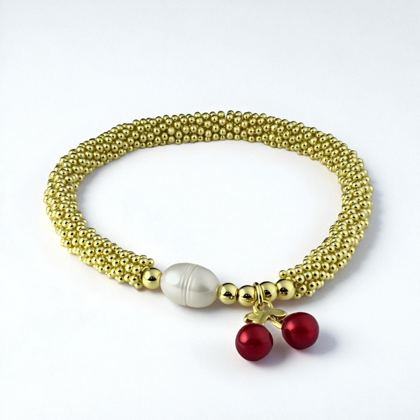 Pulsera Cereza Gemela