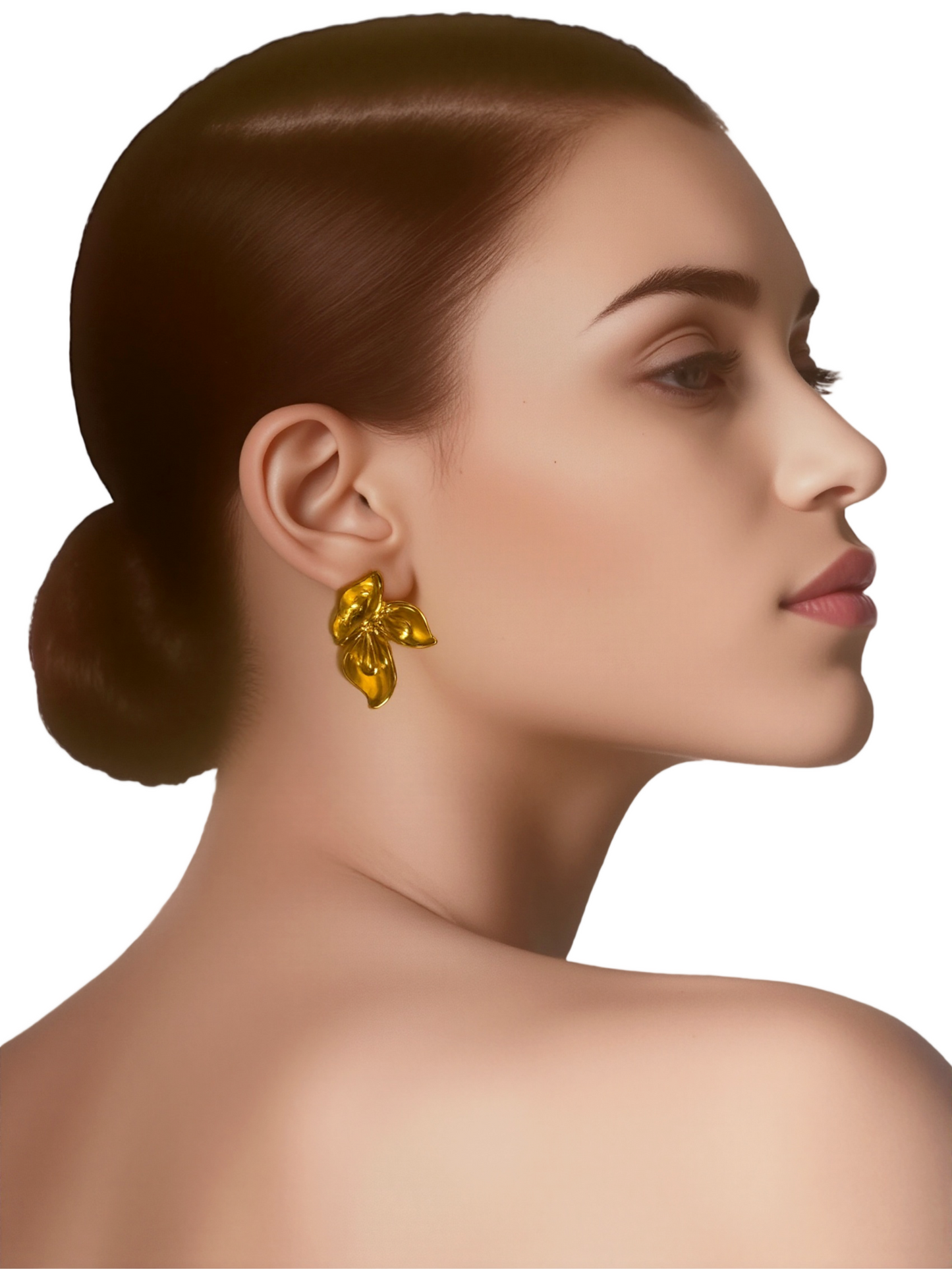 Arete Flor Fundida