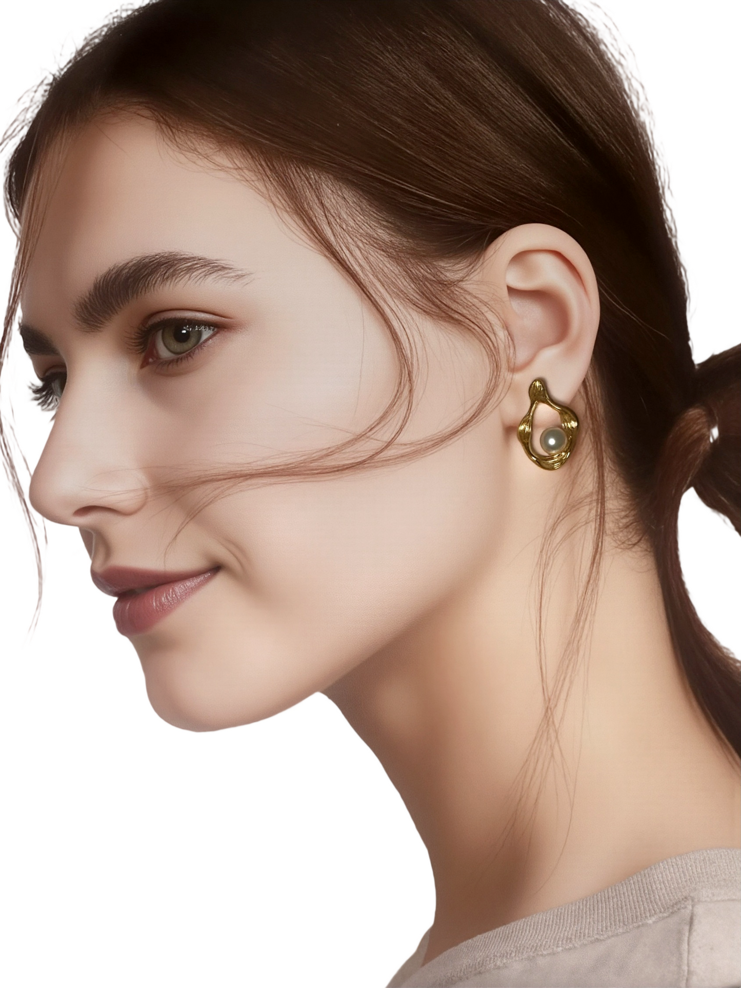 Arete Concha Perla