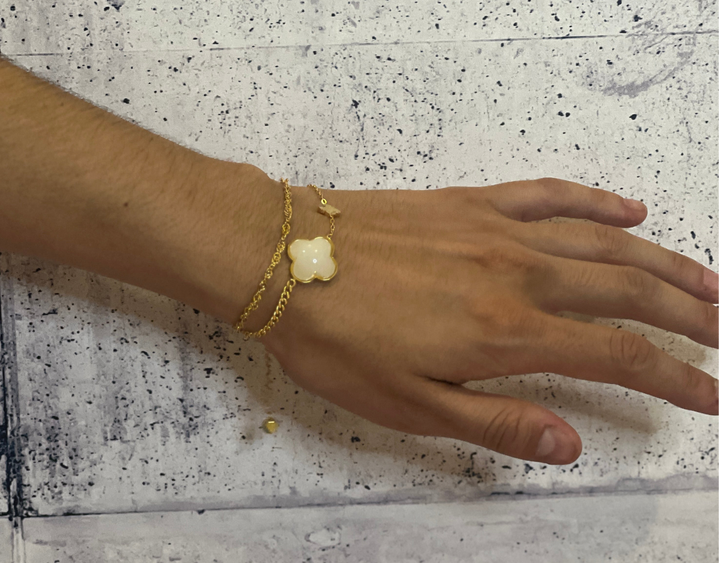 Pulsera Piedra Trébol