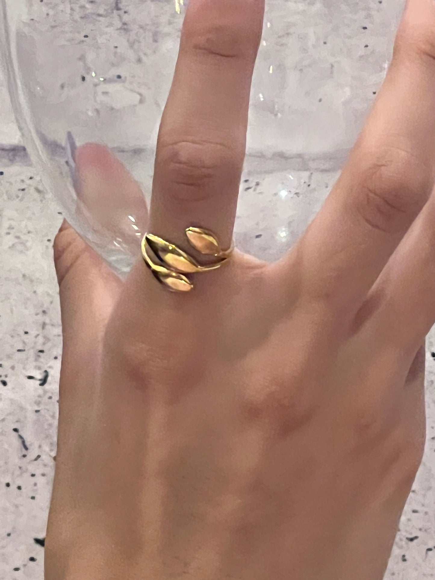 Anillo 3 Hojas