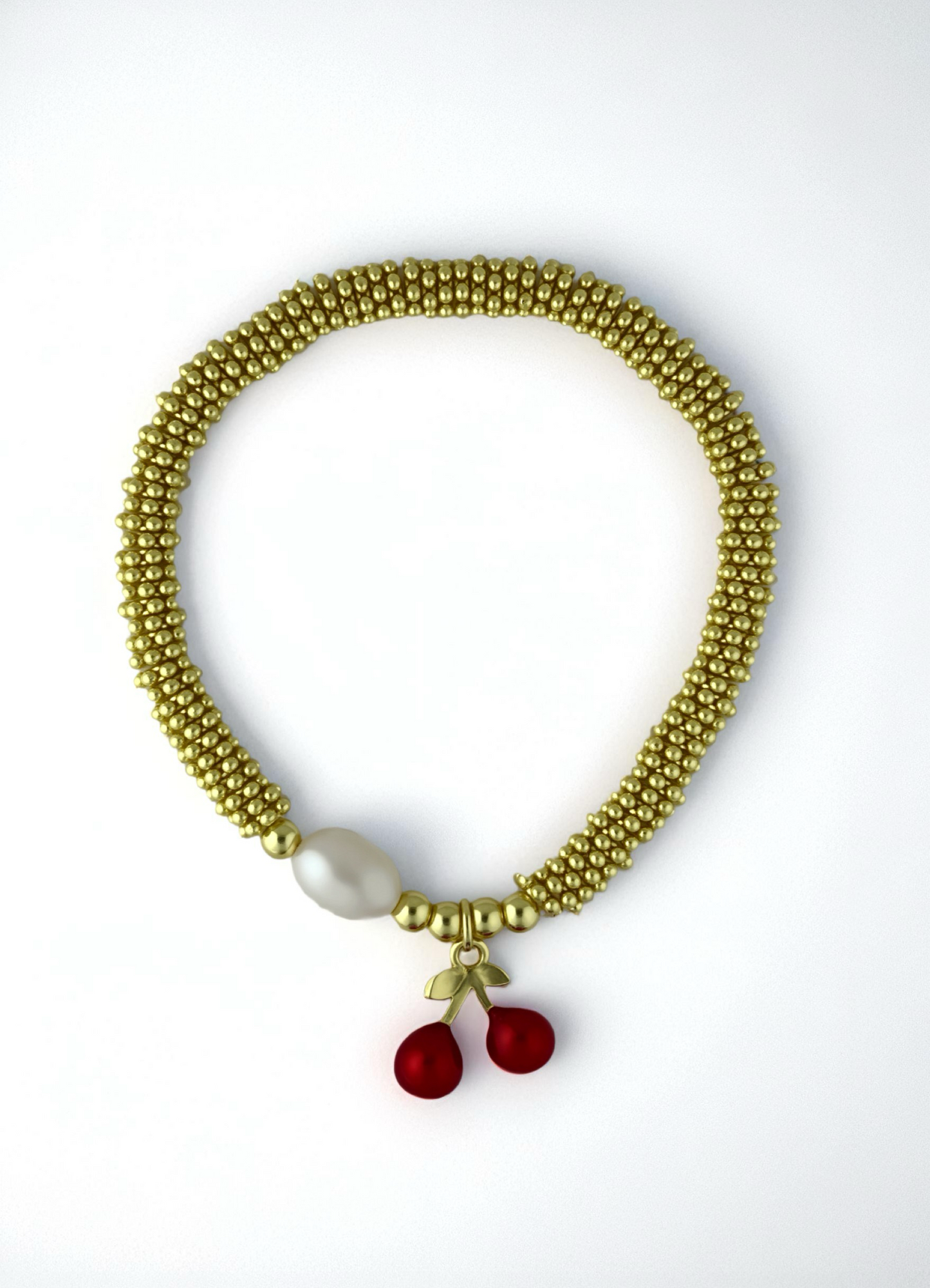 Pulsera Cereza Gemela