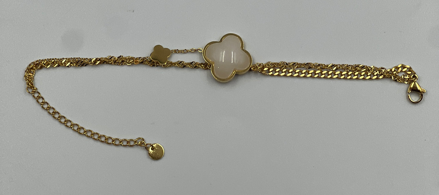 Pulsera Piedra Trébol