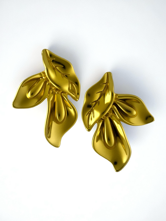 Arete Flor Fundida