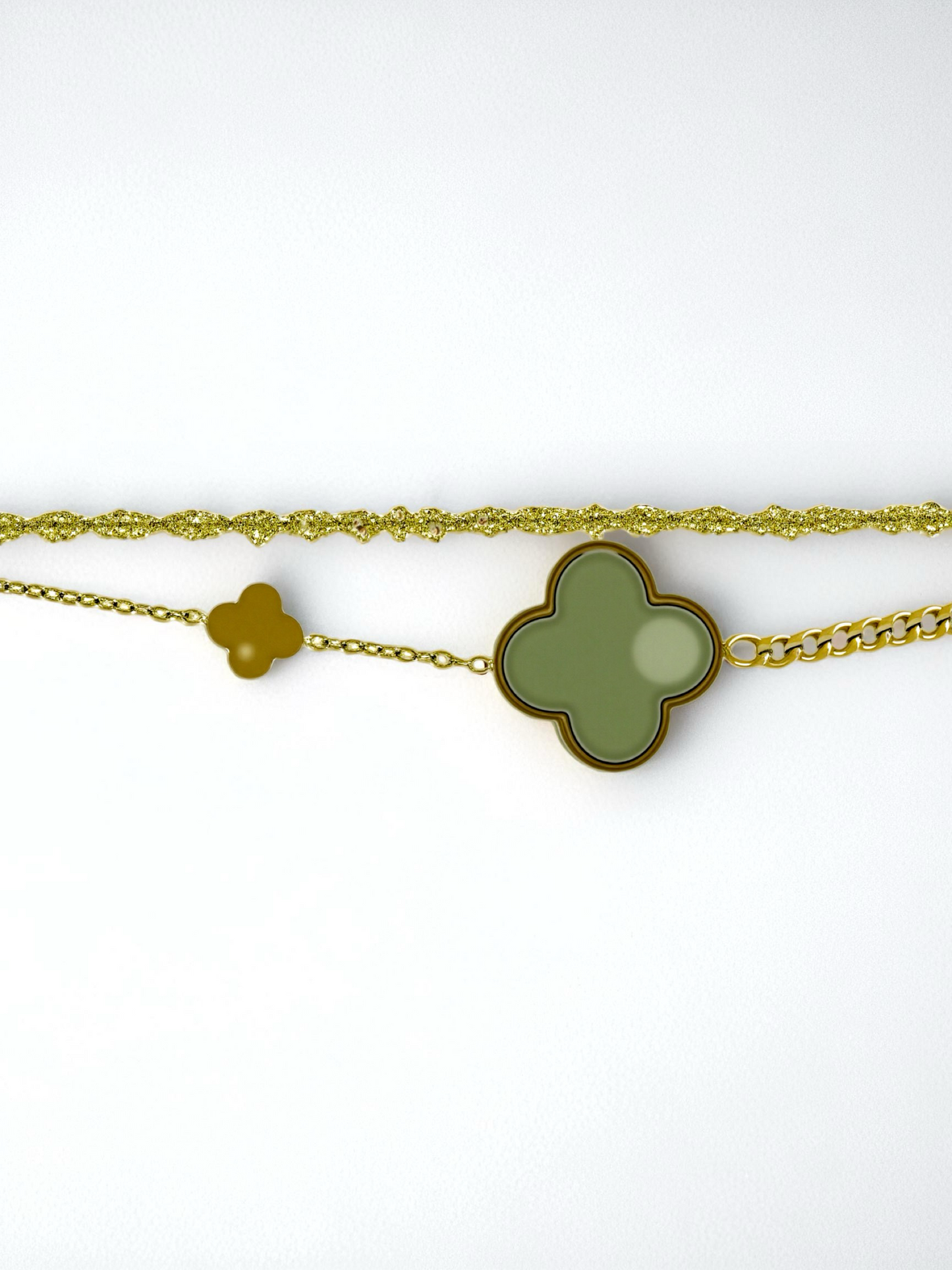 Pulsera Piedra Trébol