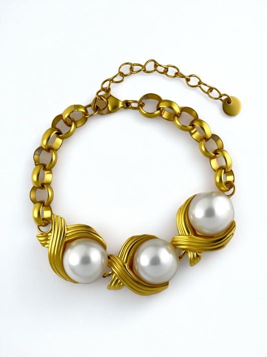 Pulsera 3 Perlas