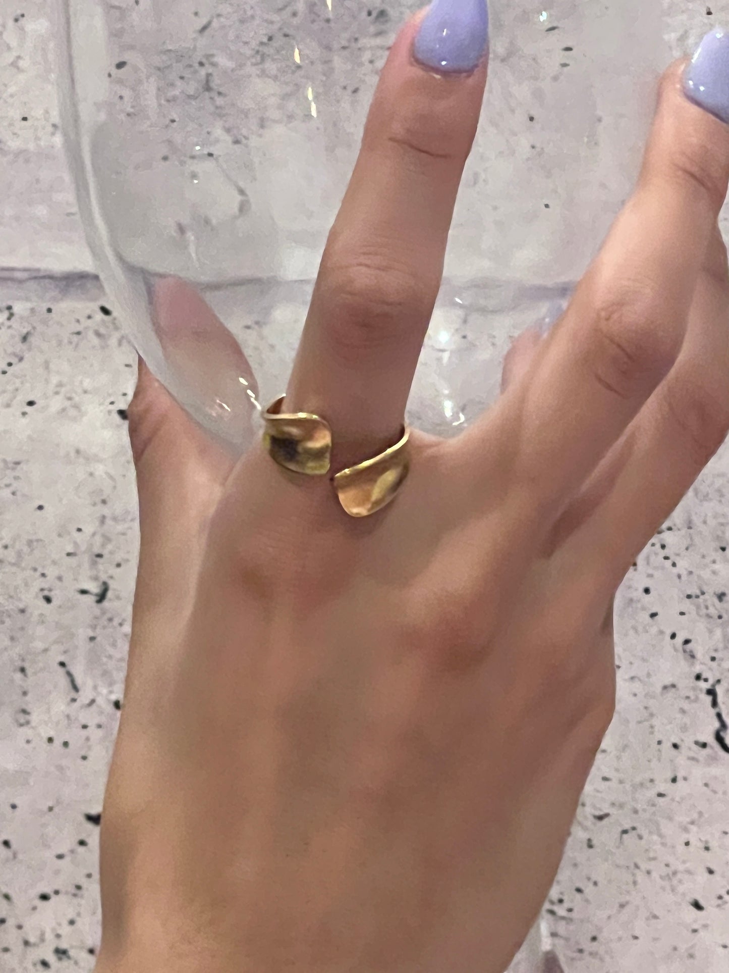 Anillo Óvalo Abierto