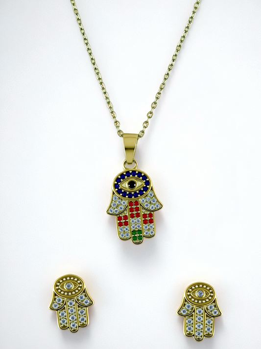 Conjunto Mano Colores